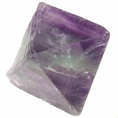 Fluorite Octahedron - Purple/Translucent #48263
